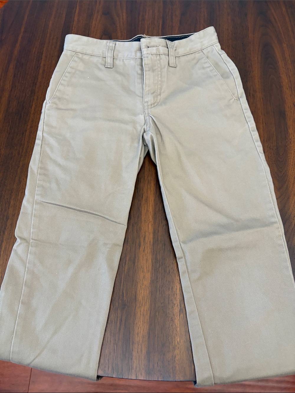 Boys Volcom Classic Straight Chino Pants in Khaki